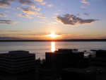 Sunset (such as it is) in Anchorage.  It never really set at this time in June.