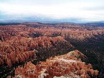 The view across the canyon