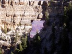 Angels Window, from the North Rim, the Colorado River is in the distance