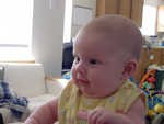 Getting to be a big girl.