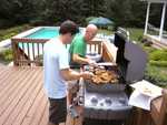 Justin and Bob, dinner was great