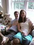 Jessica and Justin - back home from the west coast, heading to North Carolina, the next stop in their adventure