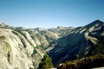 Vista during Ed's climb of Half Dome