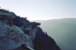 Overlook at Glacier Point.  There's  a great old picture with a car on this overlook!