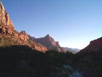 Looking down the valley at Zion
