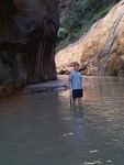 Ed and Barb hiked up the river.  Great fun, and very busy hike