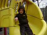 Down the slide