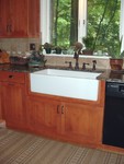 Sink is trimmed out
